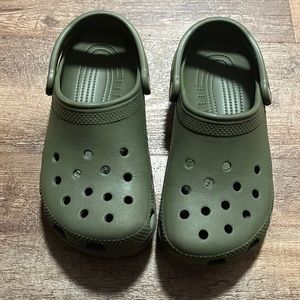 Green crocs